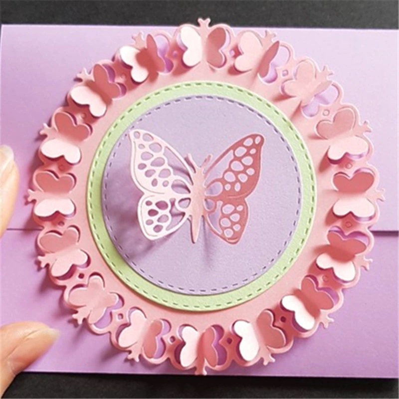 Die Cut Círculo de Mariposas