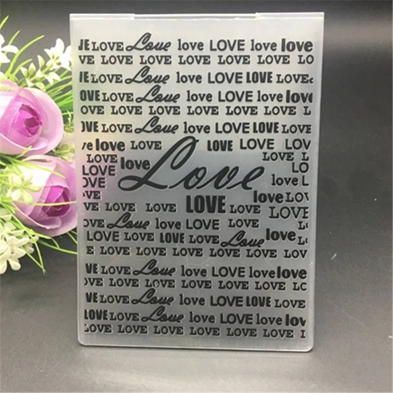 Carpeta Texturizadora Love (10,5 x 14,5 cm)