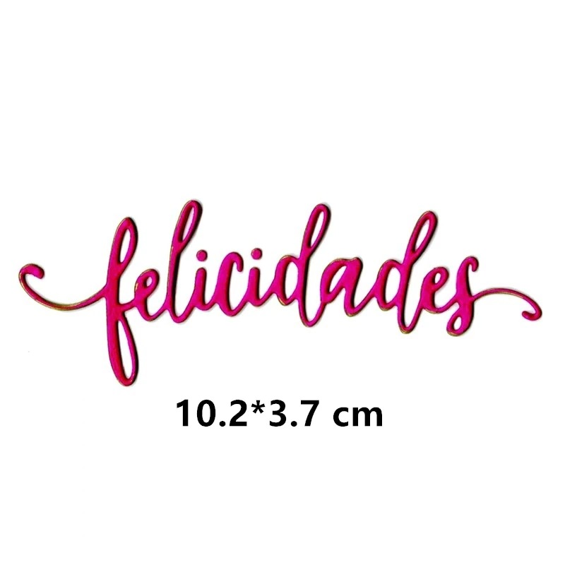 Die Cut Felicidades