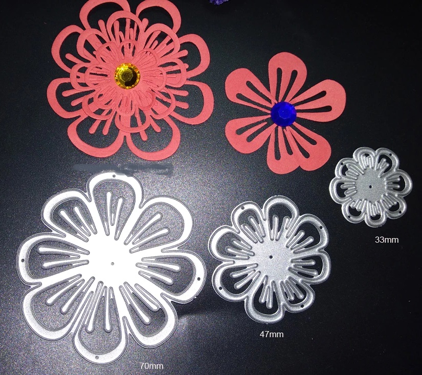 Die Cut Flores Caladas X3