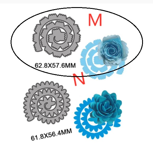 Die Cut para Hacer Flor Mod "M"