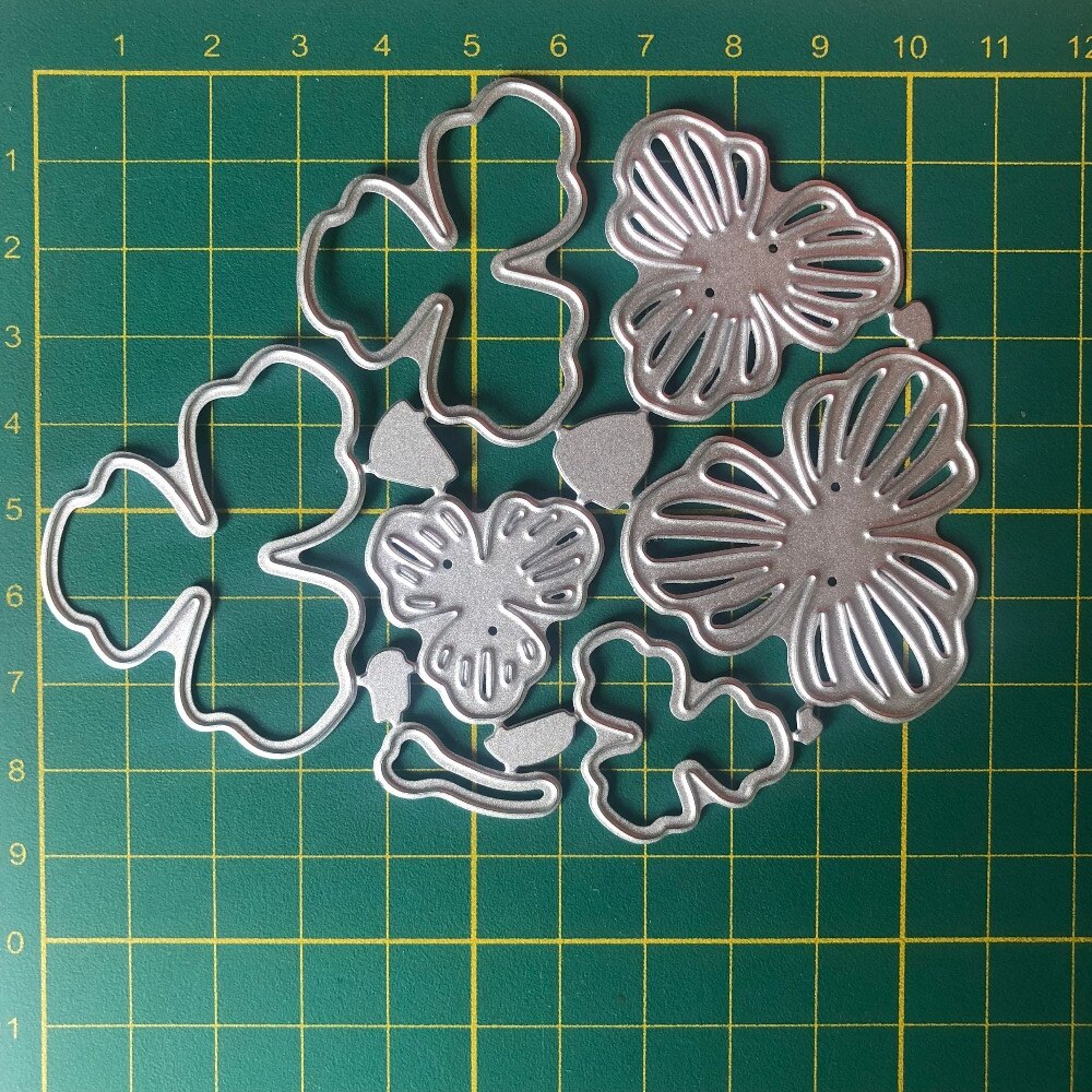 Die Cut Flores Caladas x6