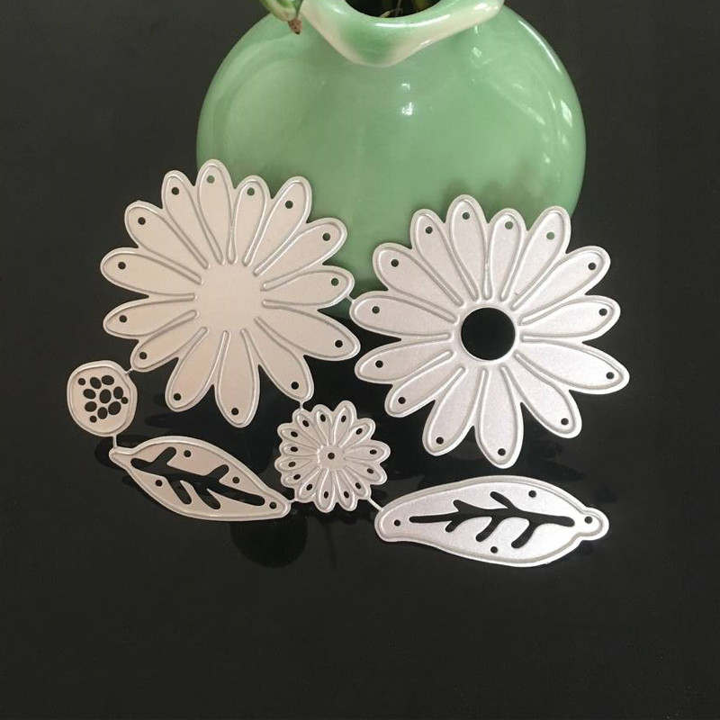 Die Cut Flores y Hojas Modelo B