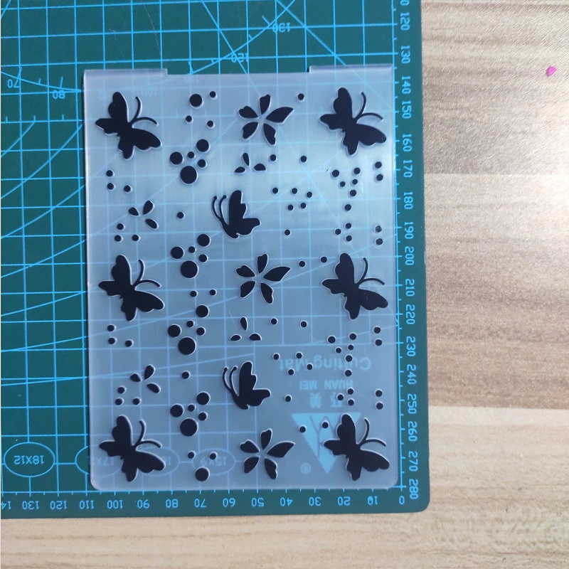 Carpeta Texturizadora Mariposas (10,5 x 14,5 cm)