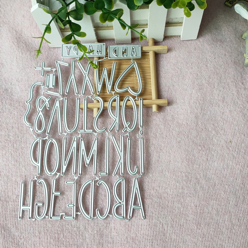 Die Cut ABC de 3,5 cm