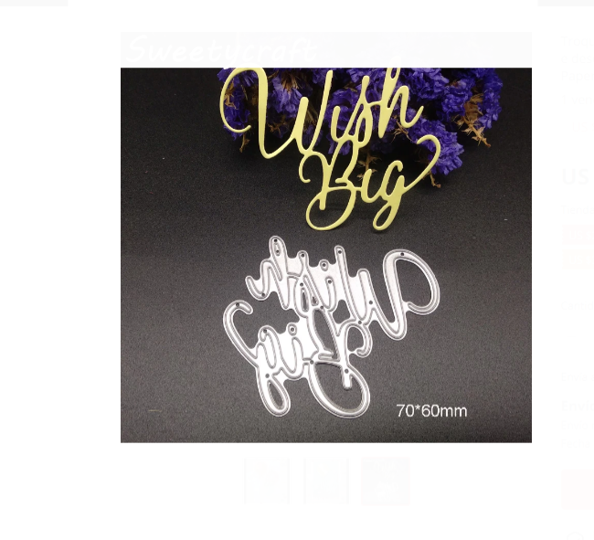 Die Cut Wish Big