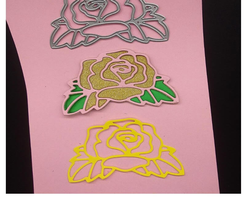 Die Cut Rosa Calada