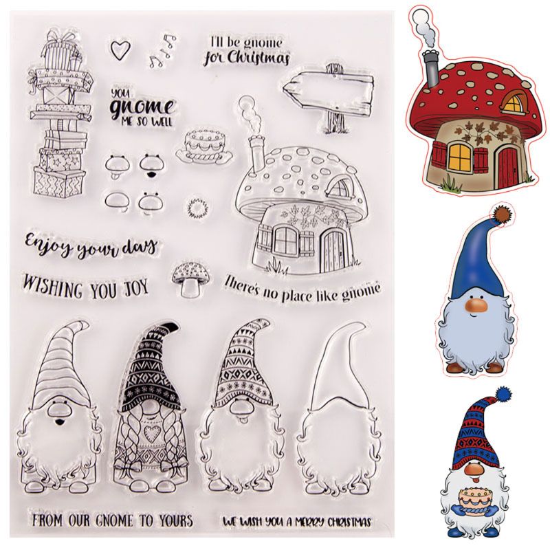 Sello Gnomos con Die Cut