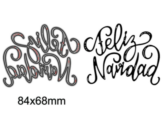 Die Cut Feliz Navidad – Modelo «B»