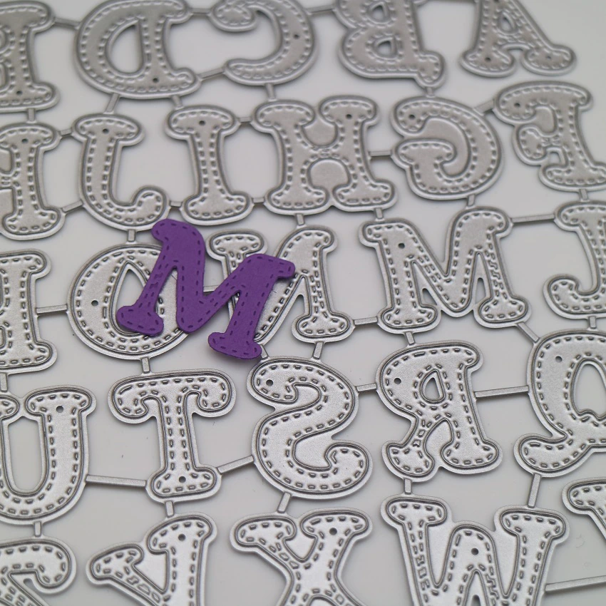 Die Cut ABC con Costura