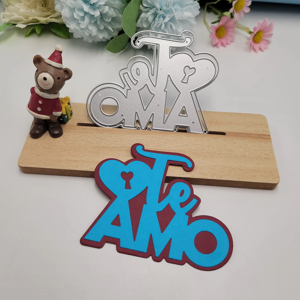 Die Cut Te Amo con Corazón – Modelo "C"