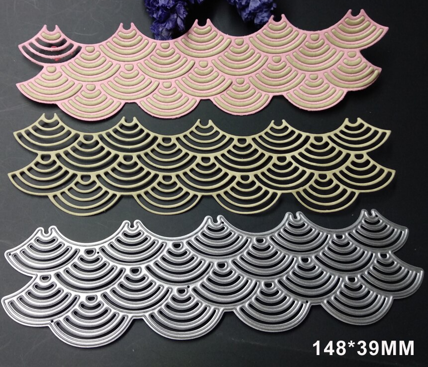 Die Cut Guarda 3 Filas de Ondas