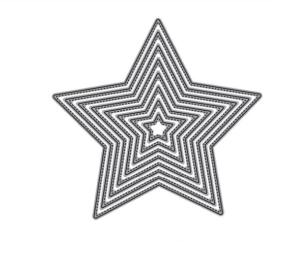 Die Cut Estrellas x 8 - Modelo "B