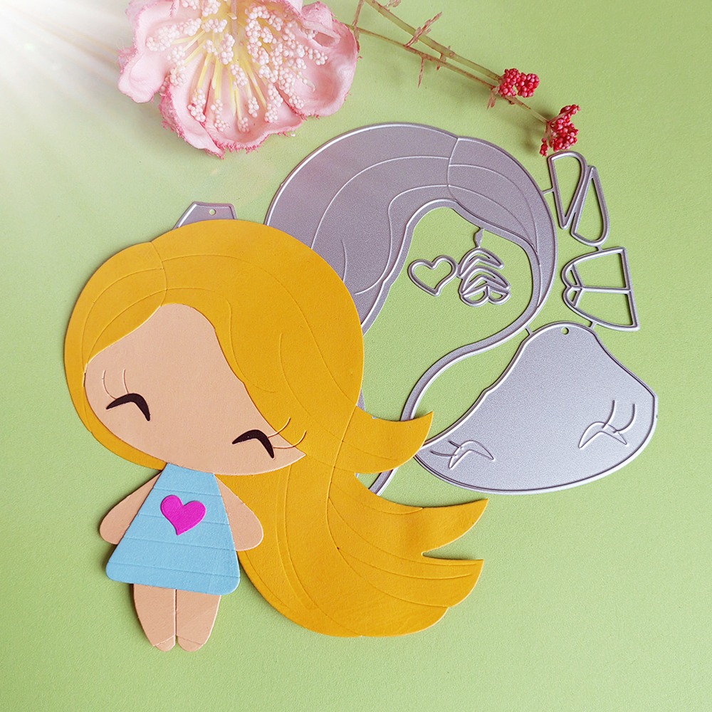 Die Cut Nena Pelo Largo - Modelo "B"