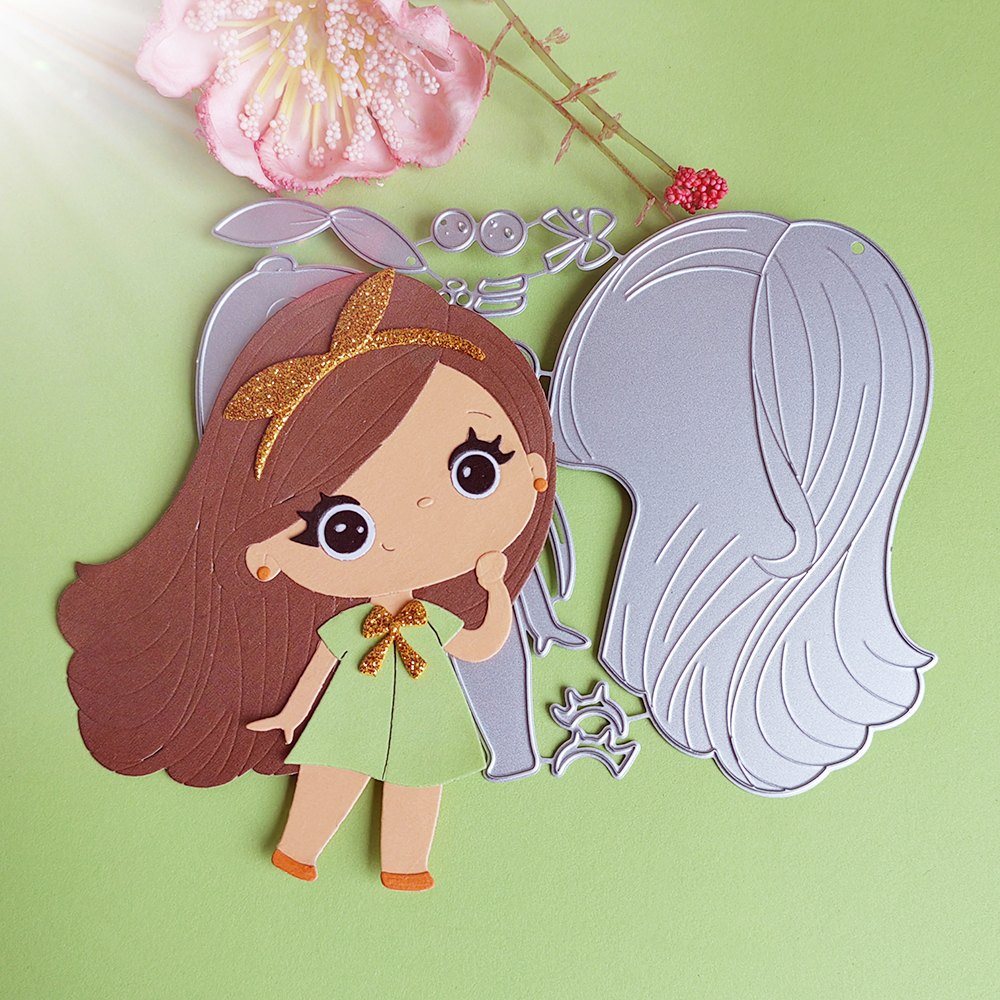 Die Cut Nena Pelo Largo - Modelo "C"