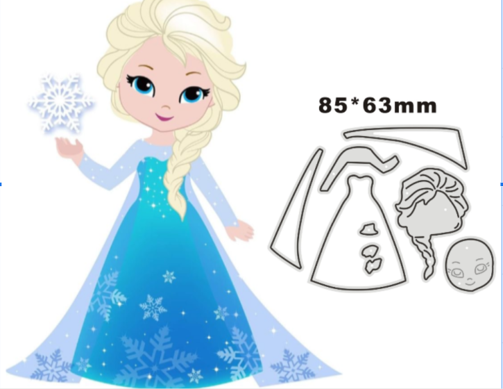 Die Cut Princesa Elsa