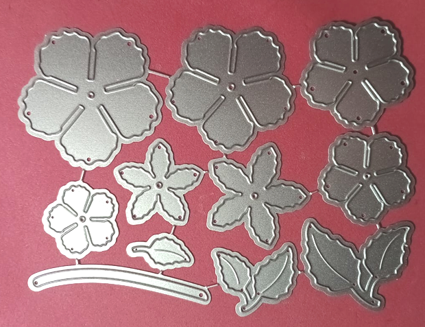 Die Cut Flores 2 Modelos con Tallo y Hojas