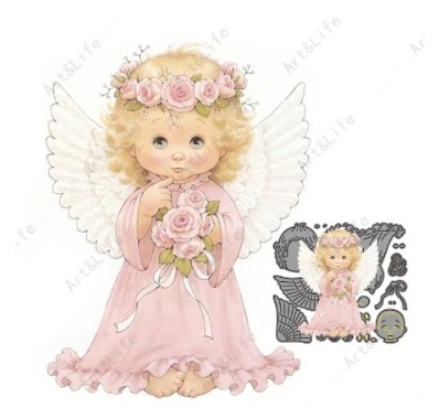 Die Cut Angelito Nena Mediana