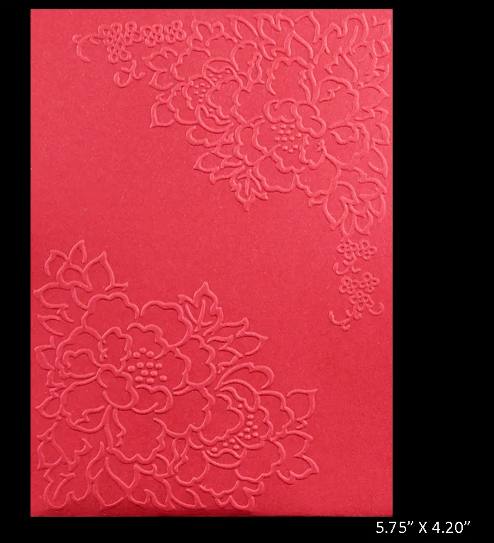 Carpeta Texturizadora Marco Floral 11 x 15