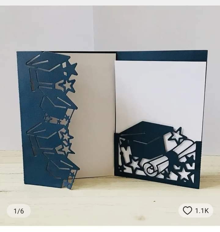 Die Cut Dúo Tarjeta Egresados