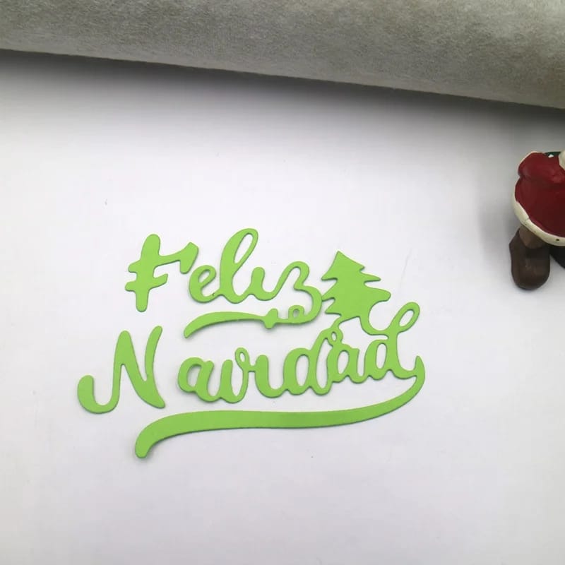 Die Cut Feliz Navidad - Modelo "B"