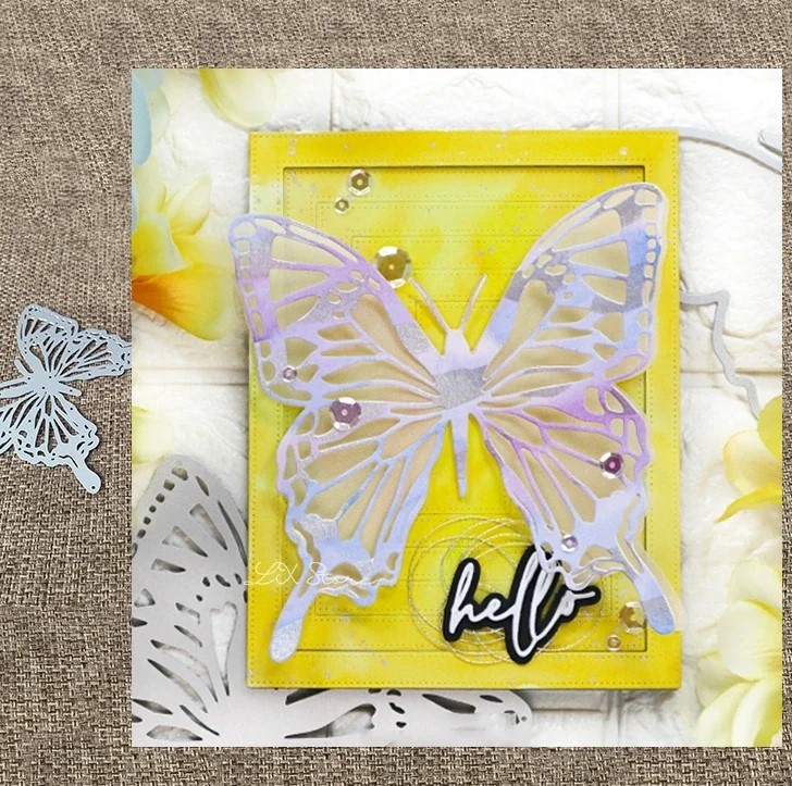 Die Cut Mariposa Calada 13,5 cm