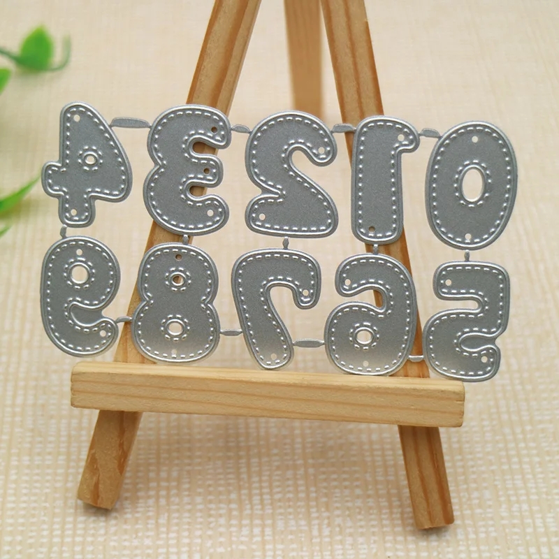 Die Cut Números con Costura Chicos