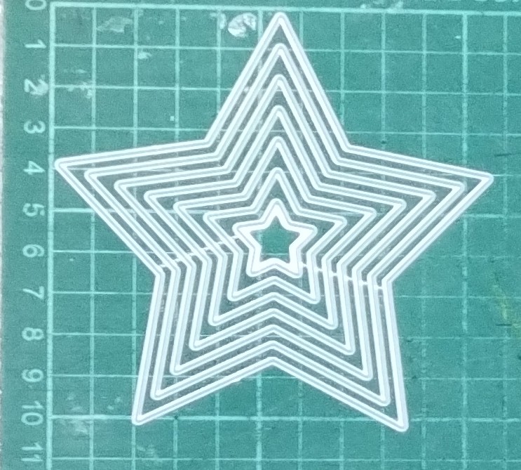 Die Cut Estrellas Lisas x 7