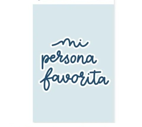 Die Cut Mi Persona Favorita Cursiva