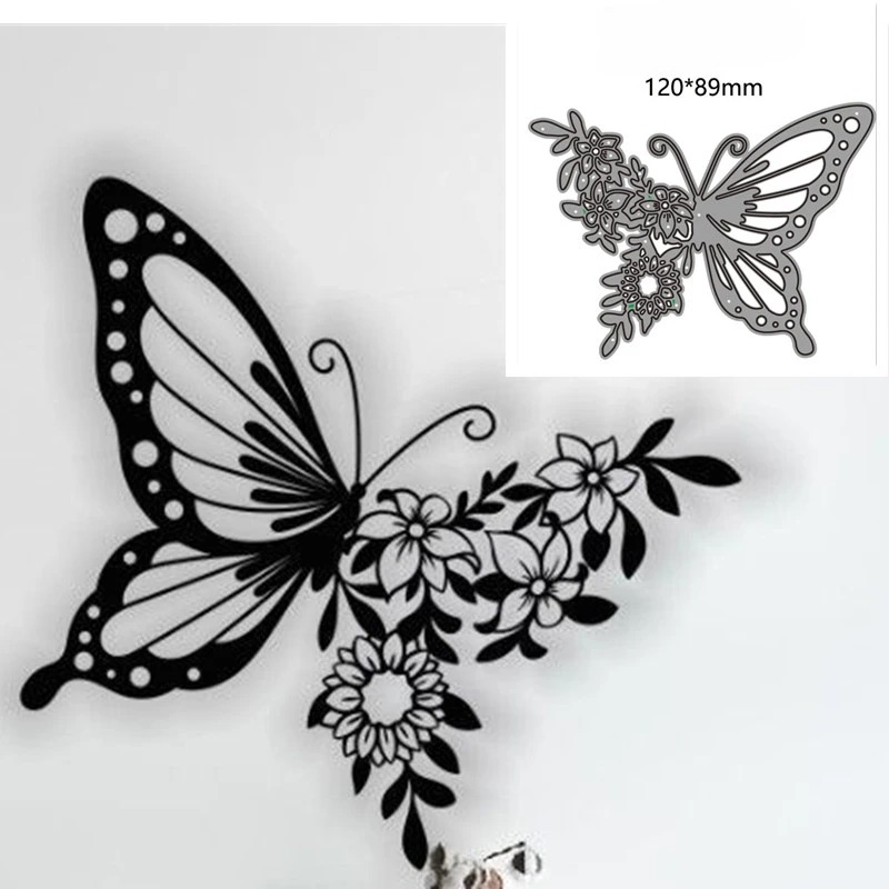 Die Cut Mariposa de Ala Combinada