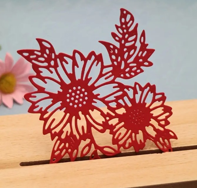 Die Cut Arreglo Floral Calado