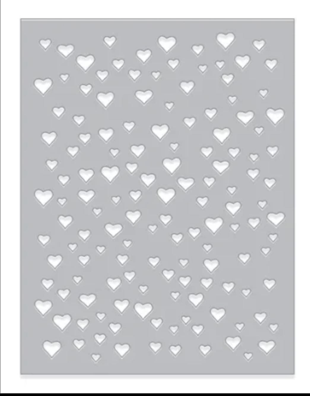 Die Cut Plancha de Corazoncitos