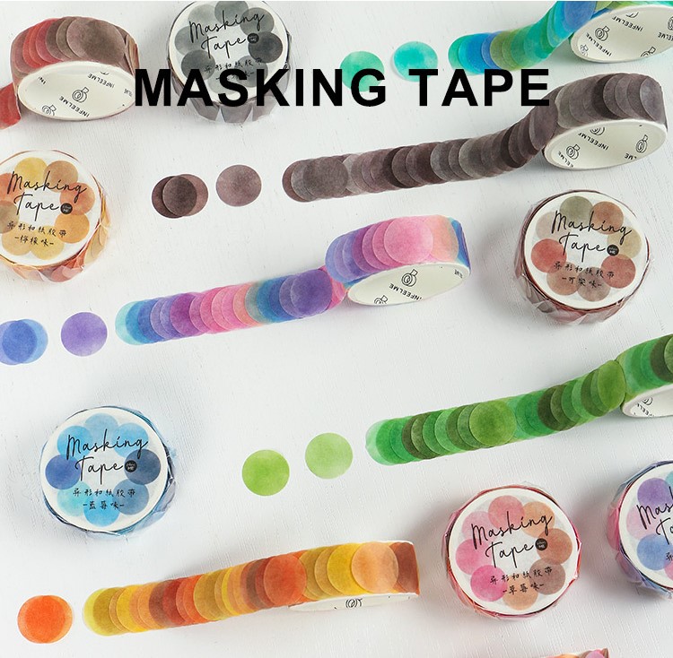 Masking Tape Dots