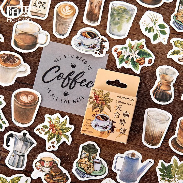 Stickers Coffee x 45 u