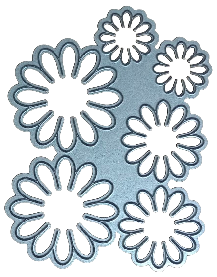 Die Cut Plancha de Flores 3 Tamaños