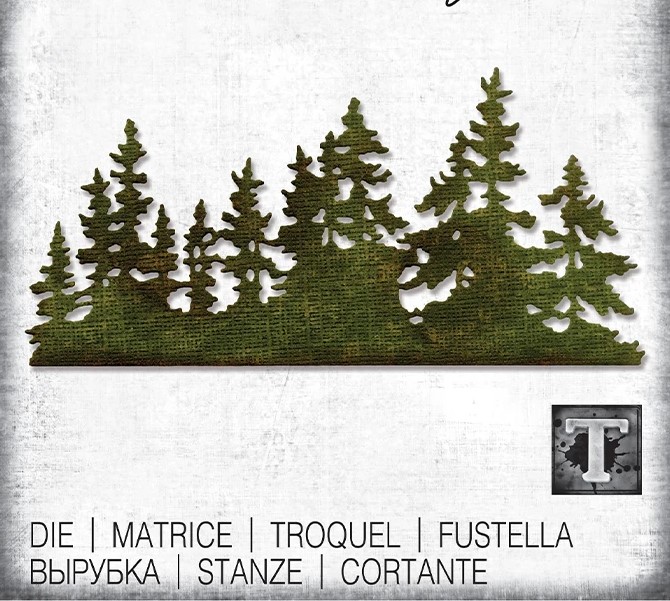 Die Cut Bosque de Pinos