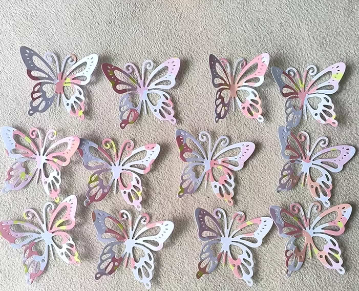 Die Cut Plancha de Maripositas