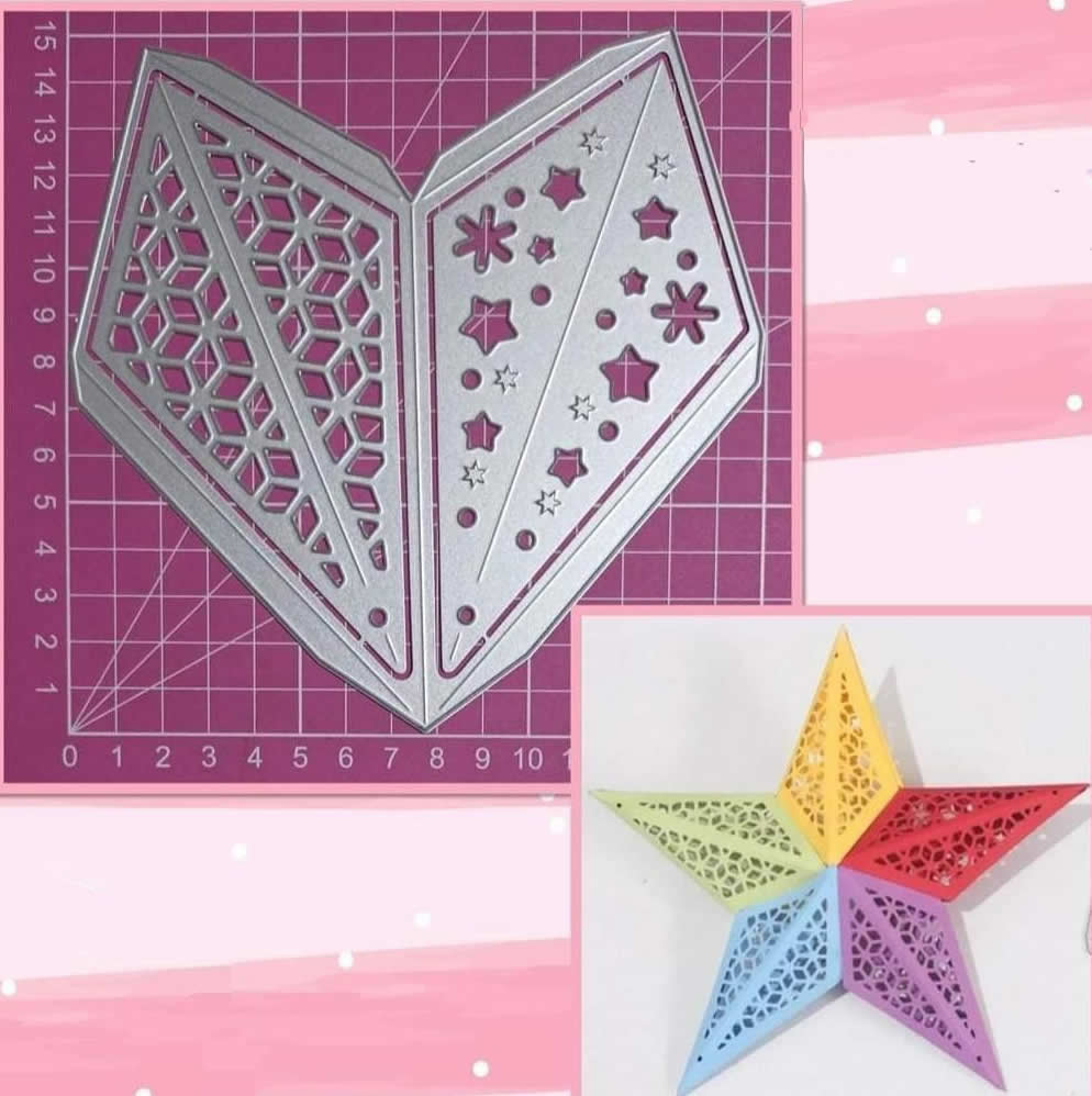 Die Cut Estrella 3D