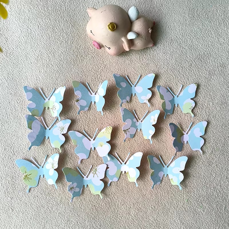 Die Cut Plancha de Mariposas Rectas