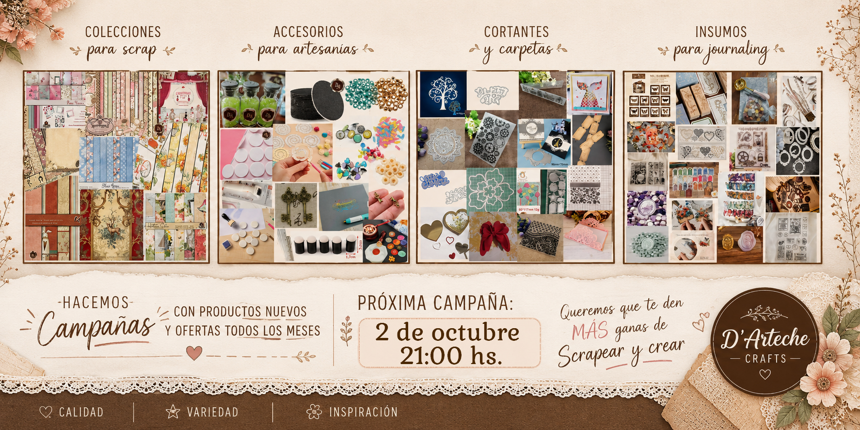 Hacemos campañas con productos nuevos y ofertas todos los meses