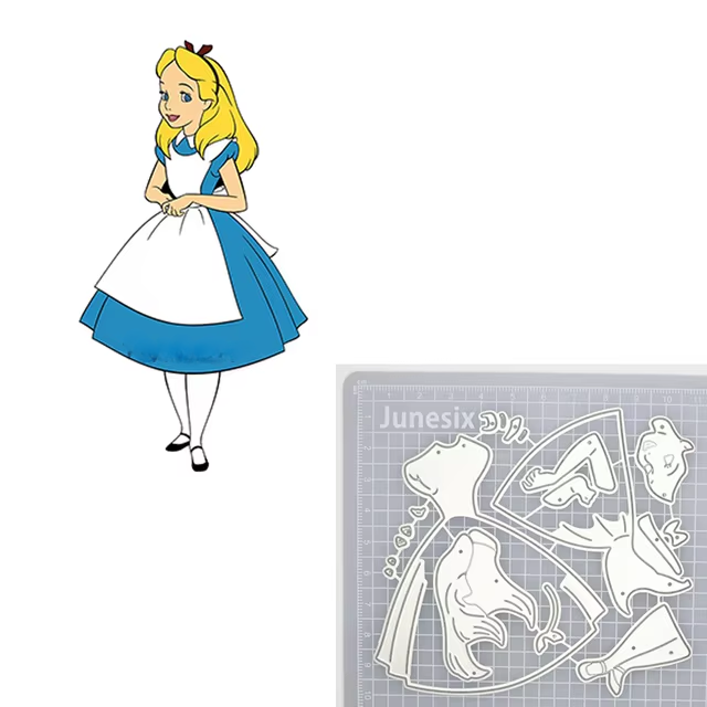 Die Cut Alicia de Disney