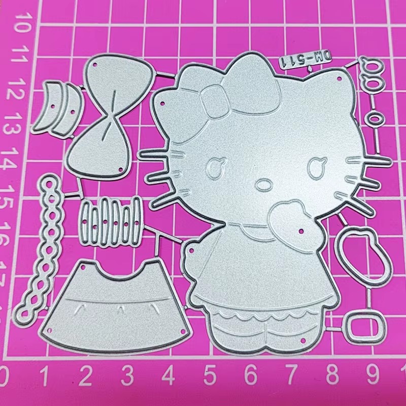 Die Cut Kitty de Frente