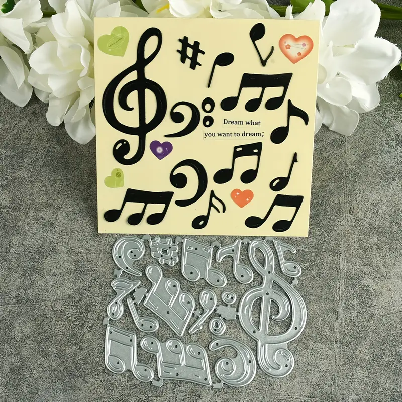 Die Cut Claves y Notas Musicales