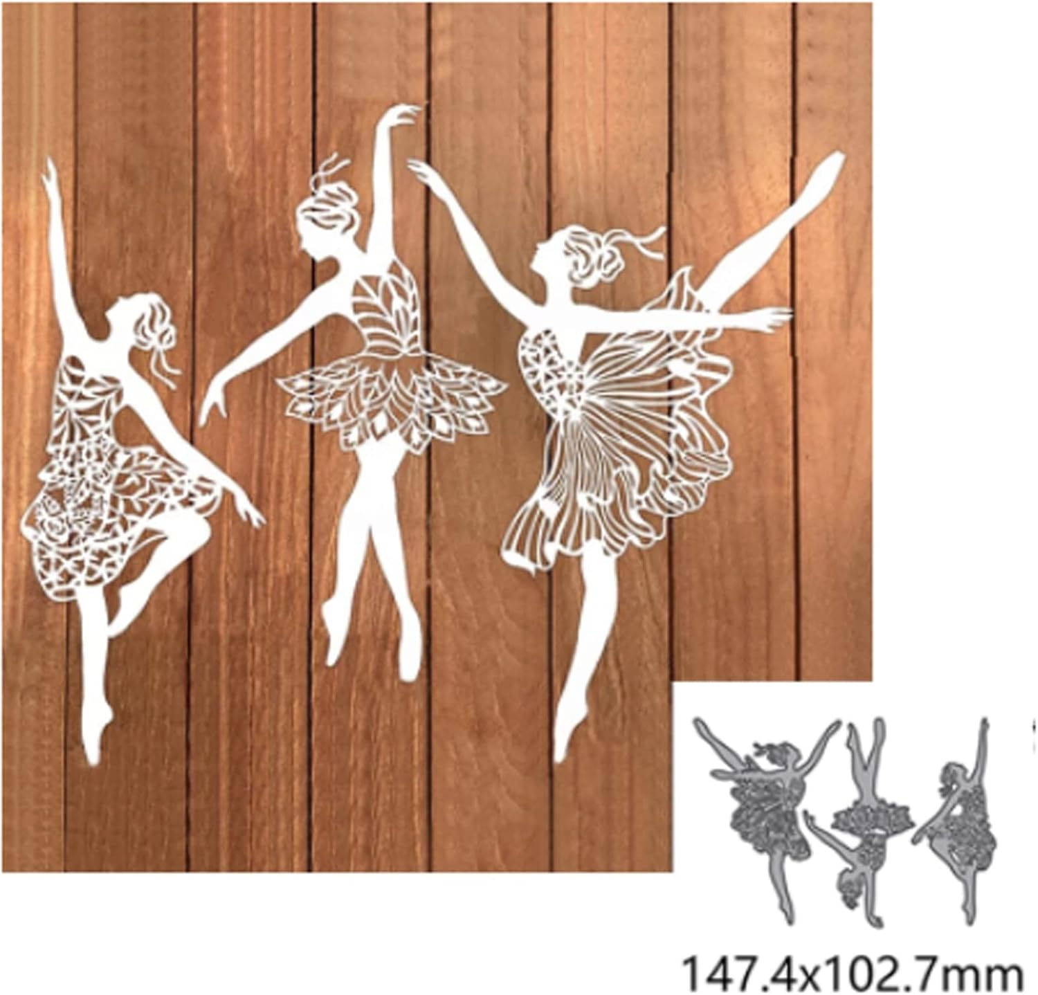 Die Cut Bailarinas x 3 – Modelo «A»