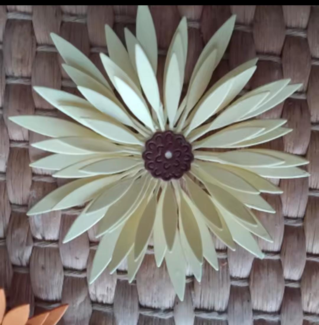 Die Cut Flor Pétalos Finos