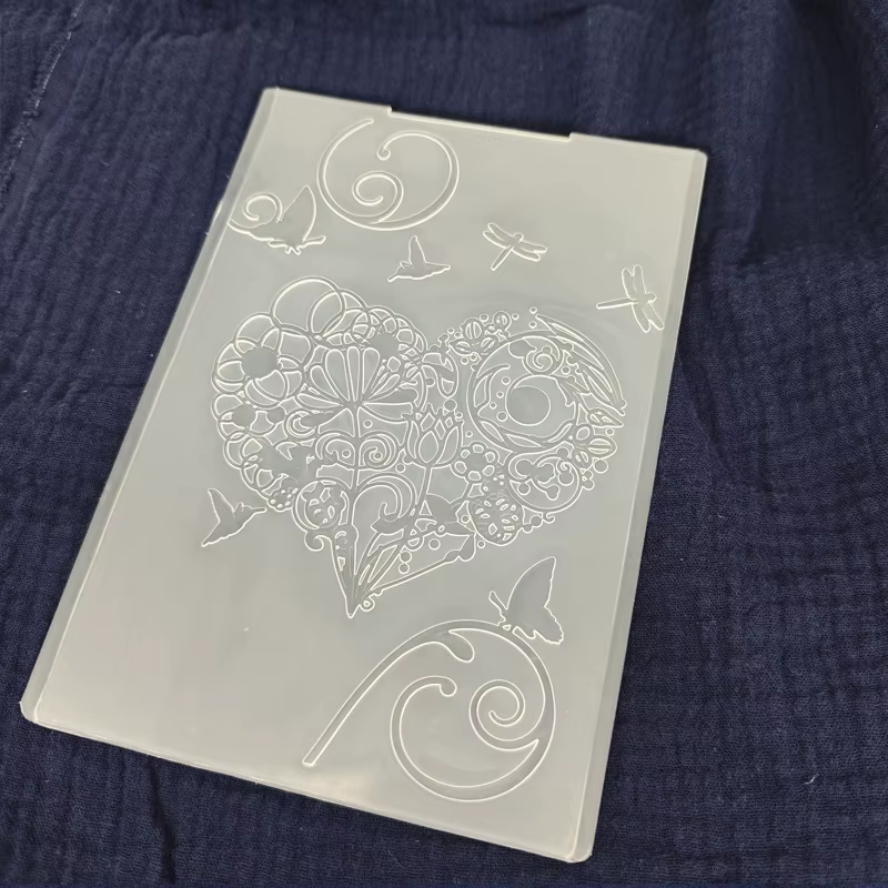 Carpeta Texturizadora Corazón 12,5 x 18