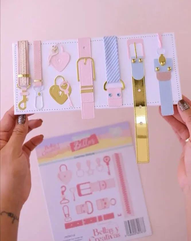 Die Cut Elementos para Llaveros y Cinturones