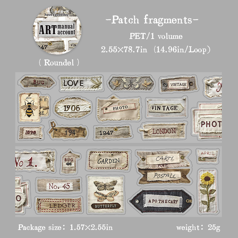 Washi Tape PET Vintage - 01
