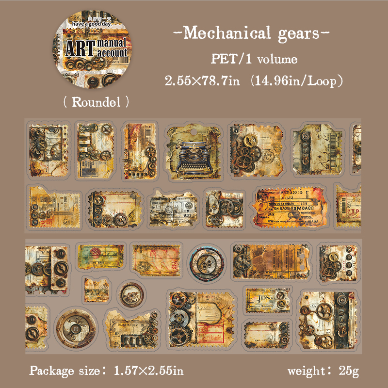 Washi Tape PET Vintage - 03