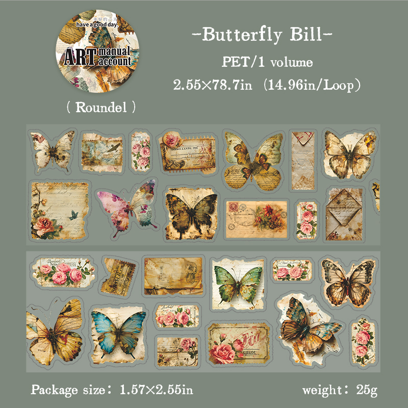 Washi Tape PET Vintage - 06